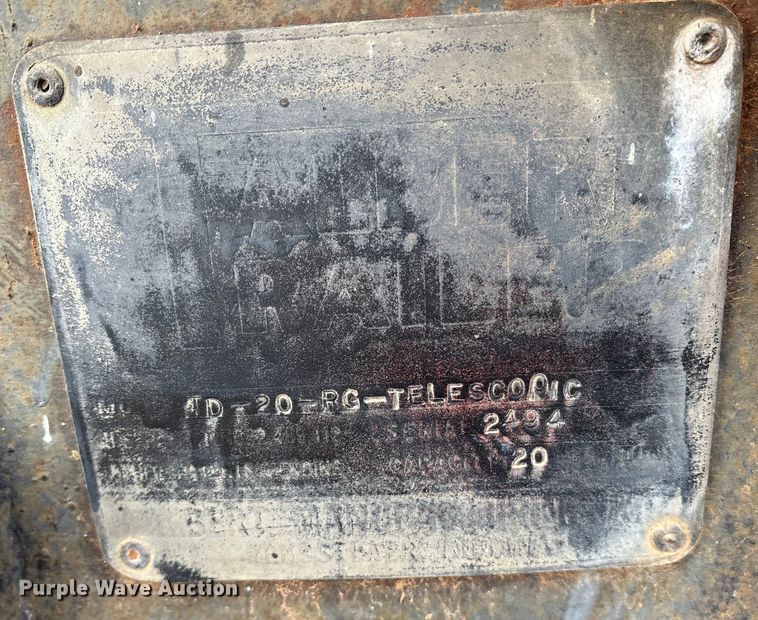 image for item FK2530 1969 Talbert TD-20-RH-TELESCOPIC lowboy equipment trailer