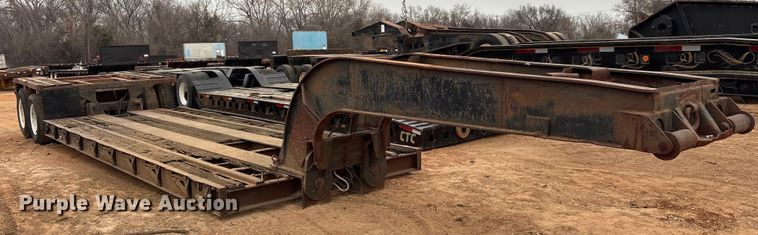 image for item FK2531 1969 Talbert Lowboy 1050 lowboy equipment trailer