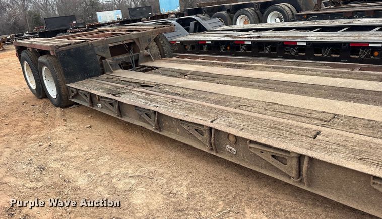 image for item FK2531 1969 Talbert Lowboy 1050 lowboy equipment trailer