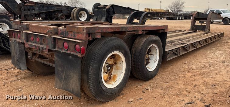 image for item FK2531 1969 Talbert Lowboy 1050 lowboy equipment trailer