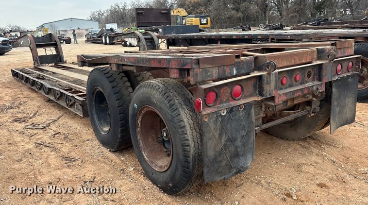 image for item FK2531 1969 Talbert Lowboy 1050 lowboy equipment trailer
