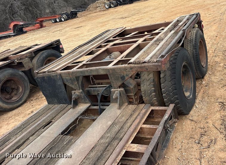 image for item FK2531 1969 Talbert Lowboy 1050 lowboy equipment trailer