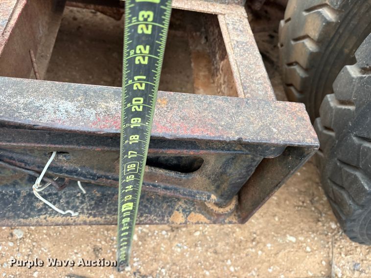 image for item FK2531 1969 Talbert Lowboy 1050 lowboy equipment trailer