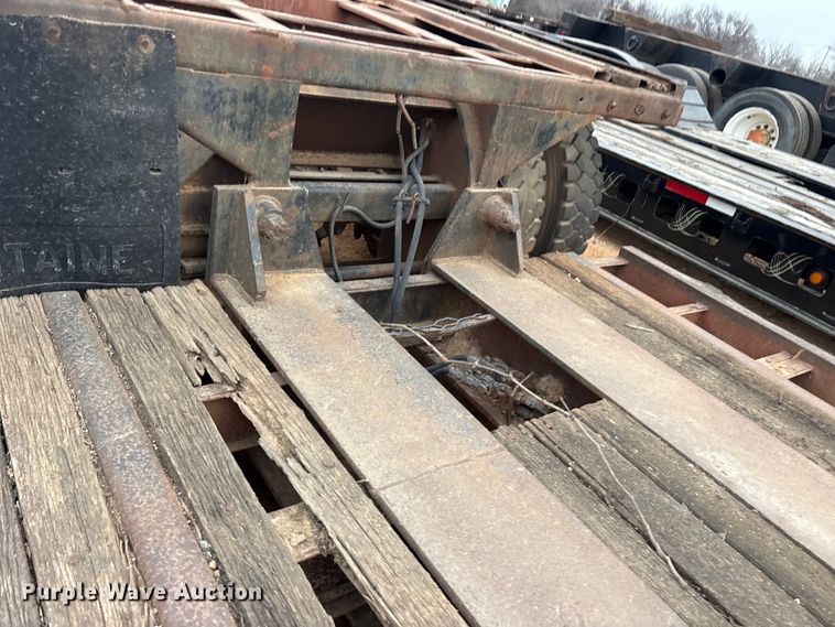 image for item FK2531 1969 Talbert Lowboy 1050 lowboy equipment trailer