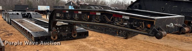 image for item FK2532 1985 Siebert 75T24BTM lowboy equipment trailer