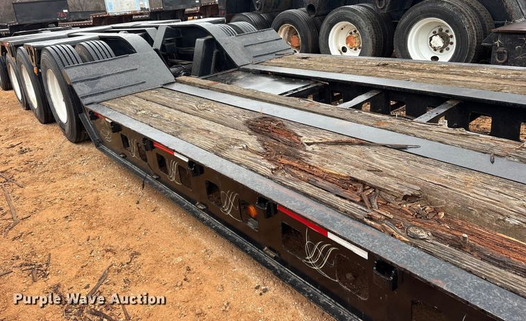 image for item FK2532 1985 Siebert 75T24BTM lowboy equipment trailer