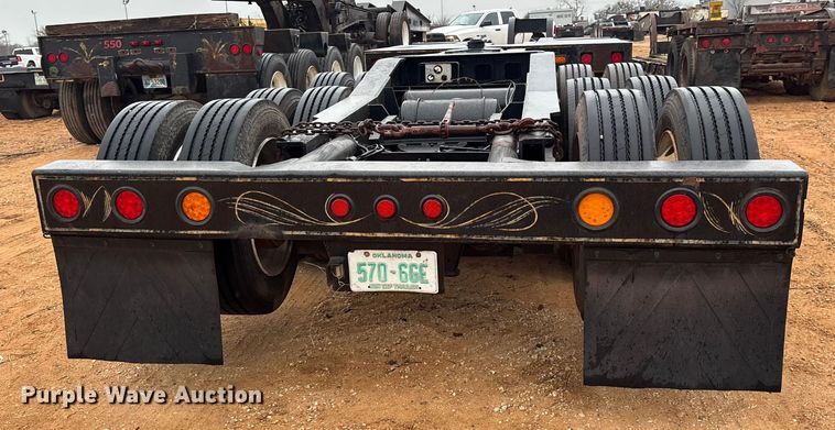 image for item FK2532 1985 Siebert 75T24BTM lowboy equipment trailer