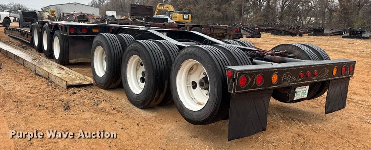 image for item FK2532 1985 Siebert 75T24BTM lowboy equipment trailer
