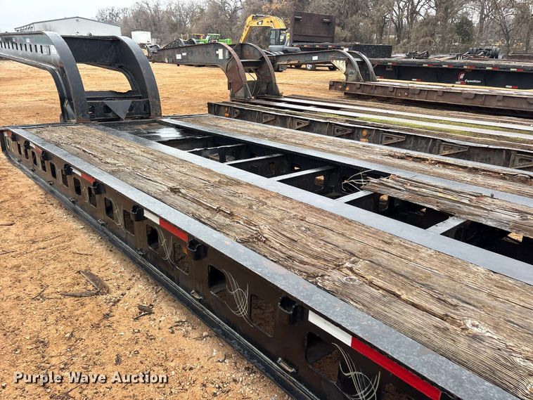 image for item FK2532 1985 Siebert 75T24BTM lowboy equipment trailer