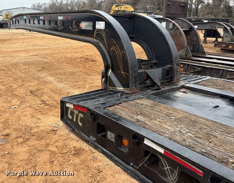 image for item FK2532 1985 Siebert 75T24BTM lowboy equipment trailer