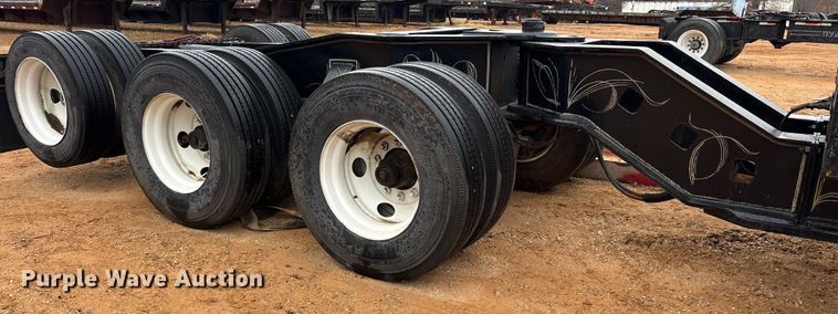 image for item FK2532 1985 Siebert 75T24BTM lowboy equipment trailer