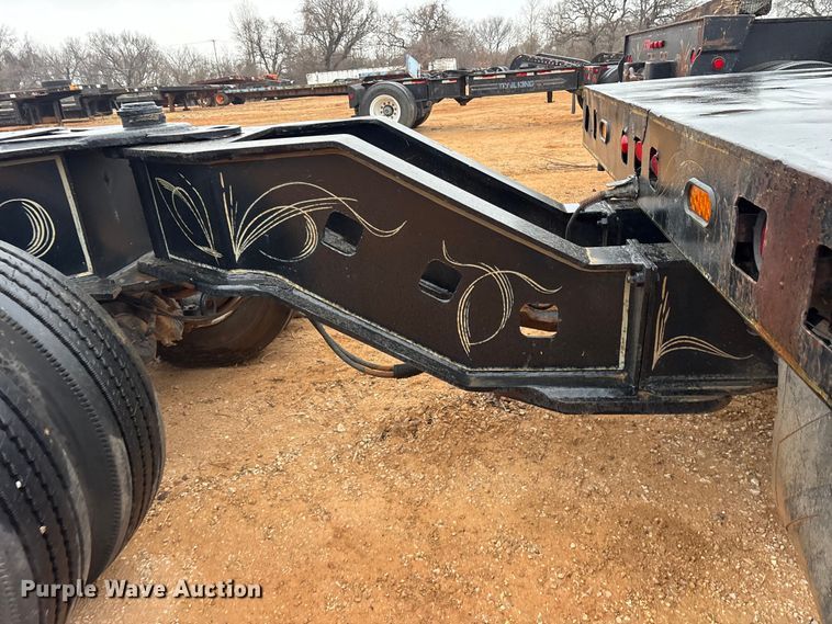 image for item FK2532 1985 Siebert 75T24BTM lowboy equipment trailer