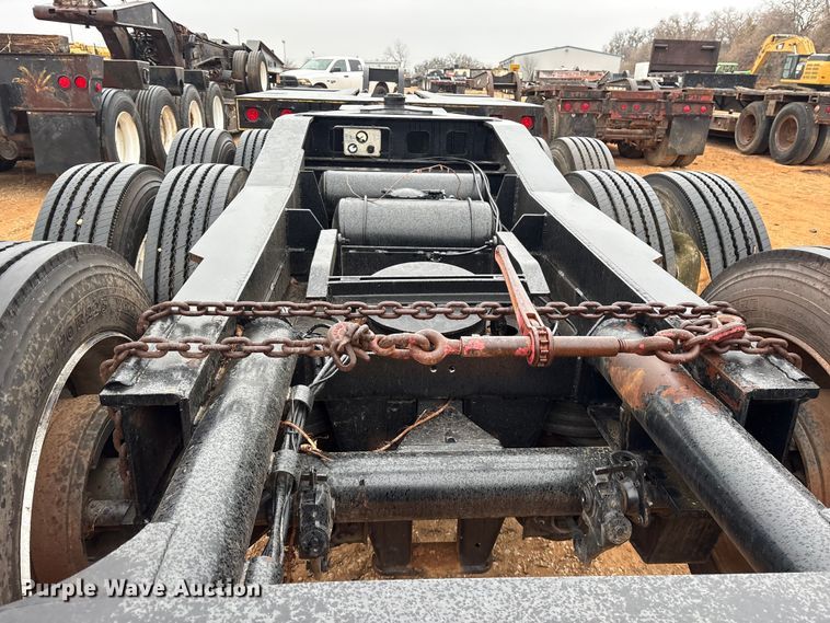 image for item FK2532 1985 Siebert 75T24BTM lowboy equipment trailer