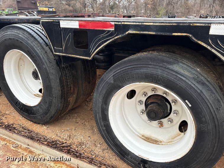 image for item FK2532 1985 Siebert 75T24BTM lowboy equipment trailer