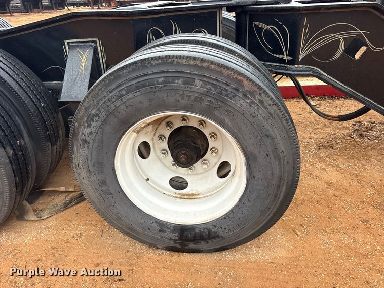 image for item FK2532 1985 Siebert 75T24BTM lowboy equipment trailer