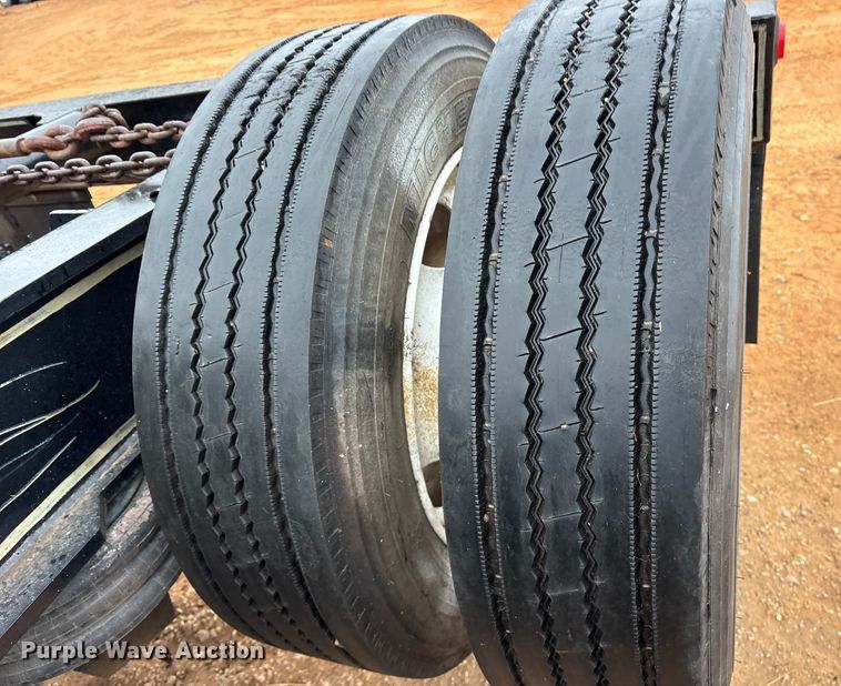 image for item FK2532 1985 Siebert 75T24BTM lowboy equipment trailer