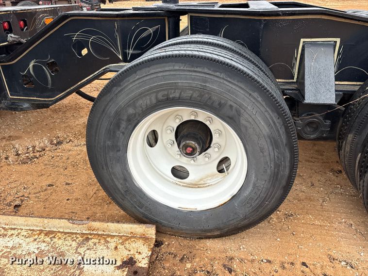 image for item FK2532 1985 Siebert 75T24BTM lowboy equipment trailer