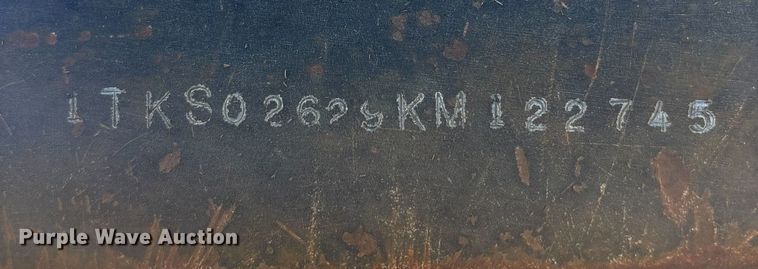 image for item FK2534 1989 Trail King Lowboy with stinger lowboy equipment trailer