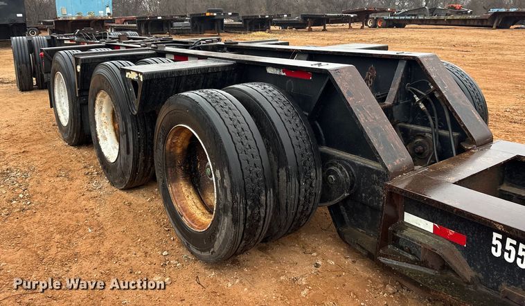 image for item FK2534 1989 Trail King Lowboy with stinger lowboy equipment trailer