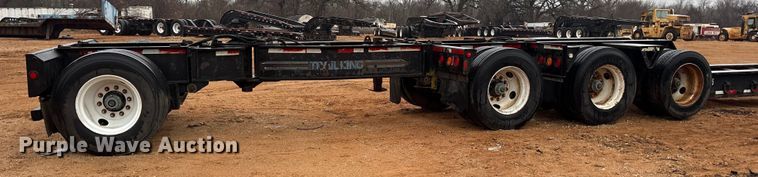 image for item FK2534 1989 Trail King Lowboy with stinger lowboy equipment trailer