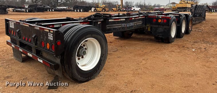 image for item FK2534 1989 Trail King Lowboy with stinger lowboy equipment trailer