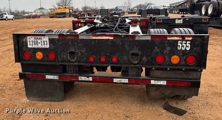 image for item FK2534 1989 Trail King Lowboy with stinger lowboy equipment trailer