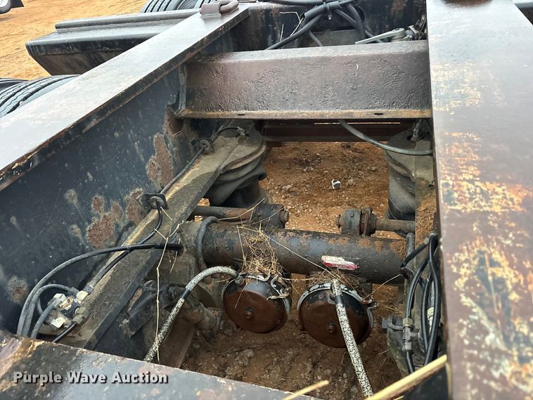 image for item FK2534 1989 Trail King Lowboy with stinger lowboy equipment trailer