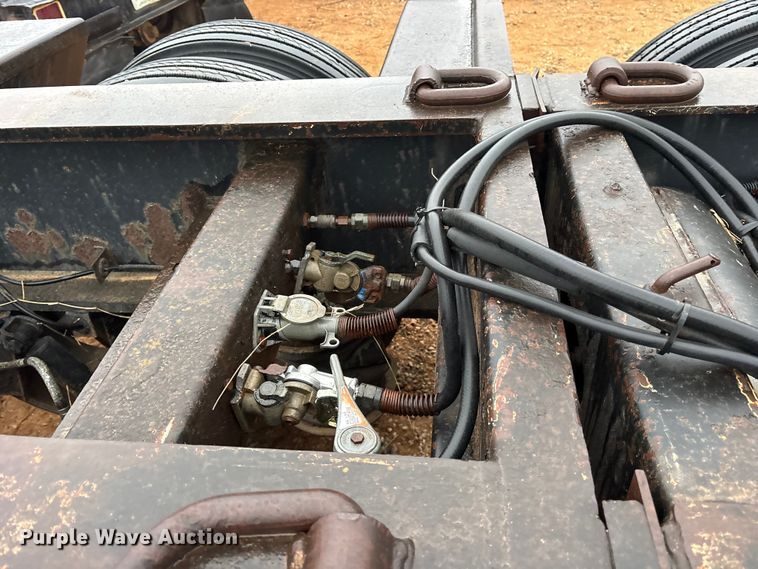 image for item FK2534 1989 Trail King Lowboy with stinger lowboy equipment trailer