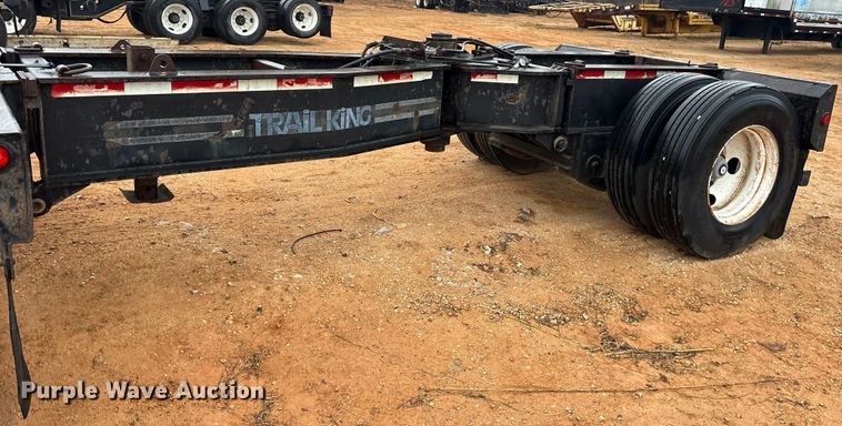 image for item FK2534 1989 Trail King Lowboy with stinger lowboy equipment trailer