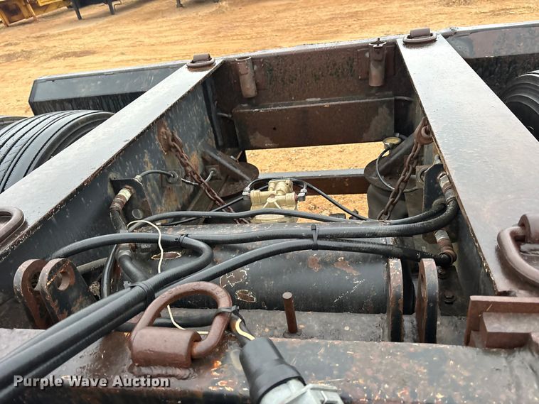 image for item FK2534 1989 Trail King Lowboy with stinger lowboy equipment trailer