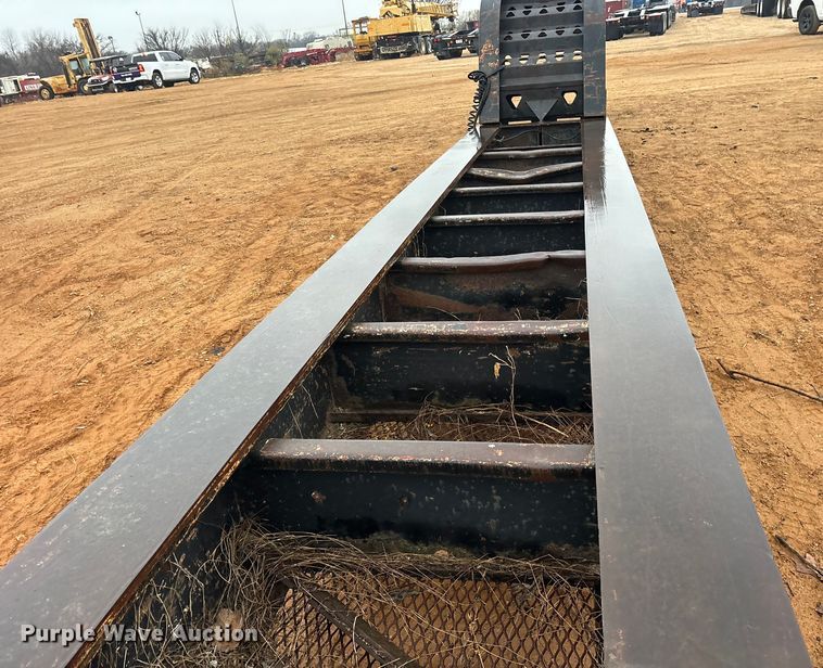 image for item FK2534 1989 Trail King Lowboy with stinger lowboy equipment trailer