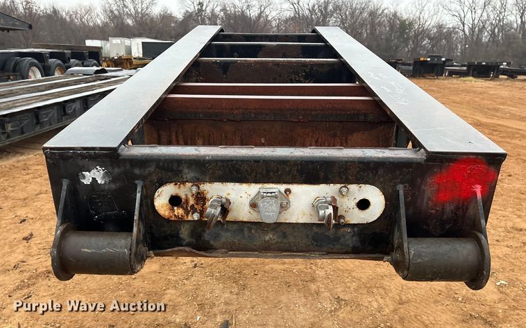 image for item FK2534 1989 Trail King Lowboy with stinger lowboy equipment trailer