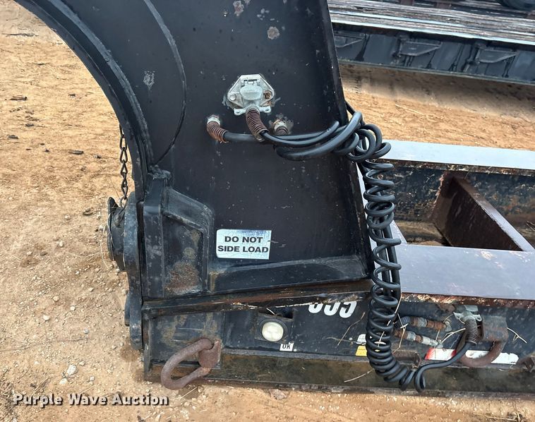 image for item FK2534 1989 Trail King Lowboy with stinger lowboy equipment trailer