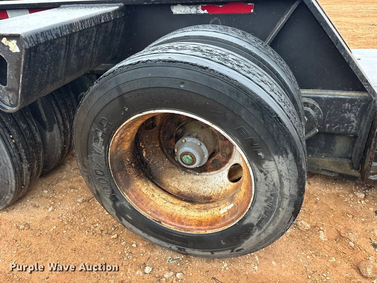 image for item FK2534 1989 Trail King Lowboy with stinger lowboy equipment trailer