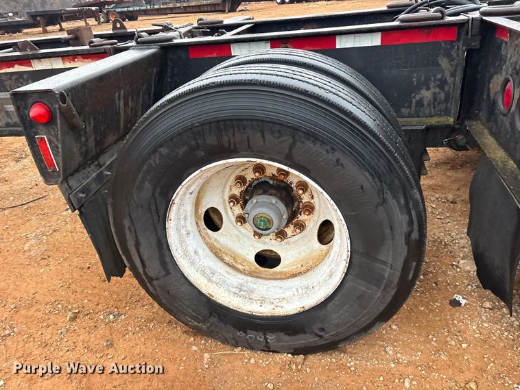 image for item FK2534 1989 Trail King Lowboy with stinger lowboy equipment trailer