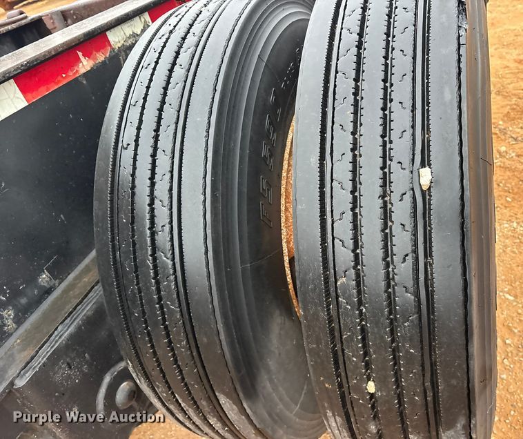 image for item FK2534 1989 Trail King Lowboy with stinger lowboy equipment trailer