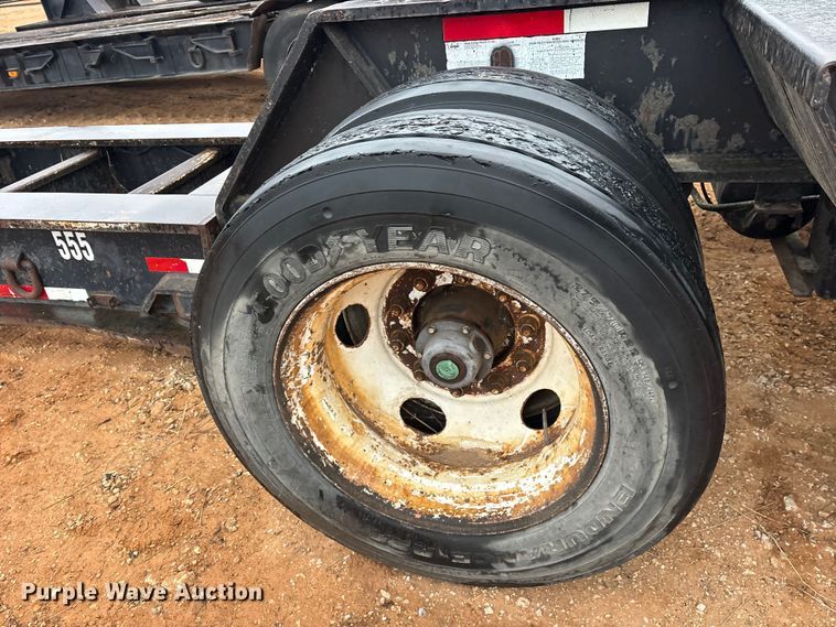 image for item FK2534 1989 Trail King Lowboy with stinger lowboy equipment trailer