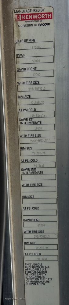 image for item FO3503 2010 Kenworth T800 semi truck