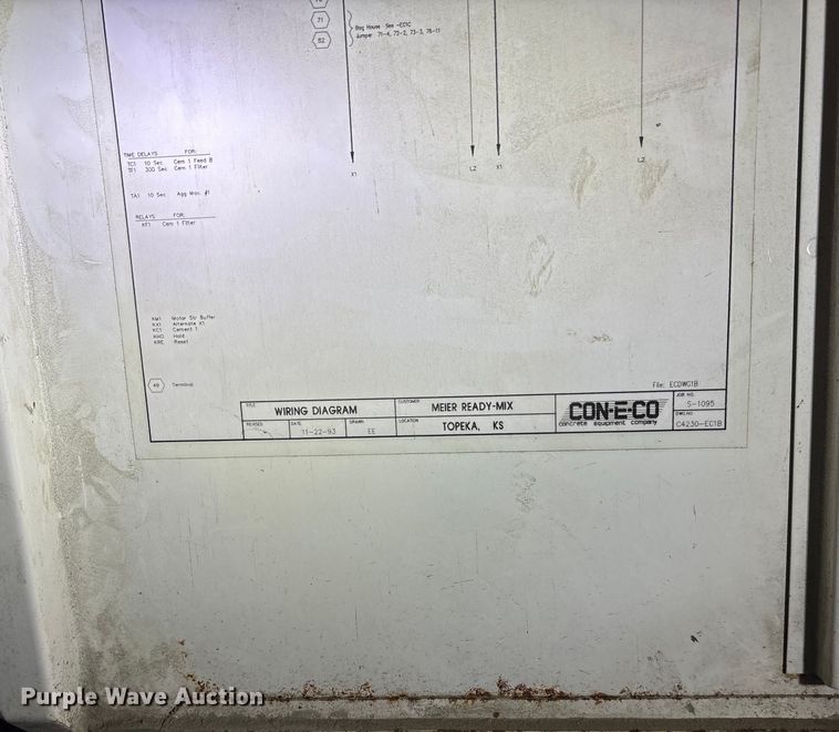 image for item FO3510 1993 Con-E-Co concrete plant