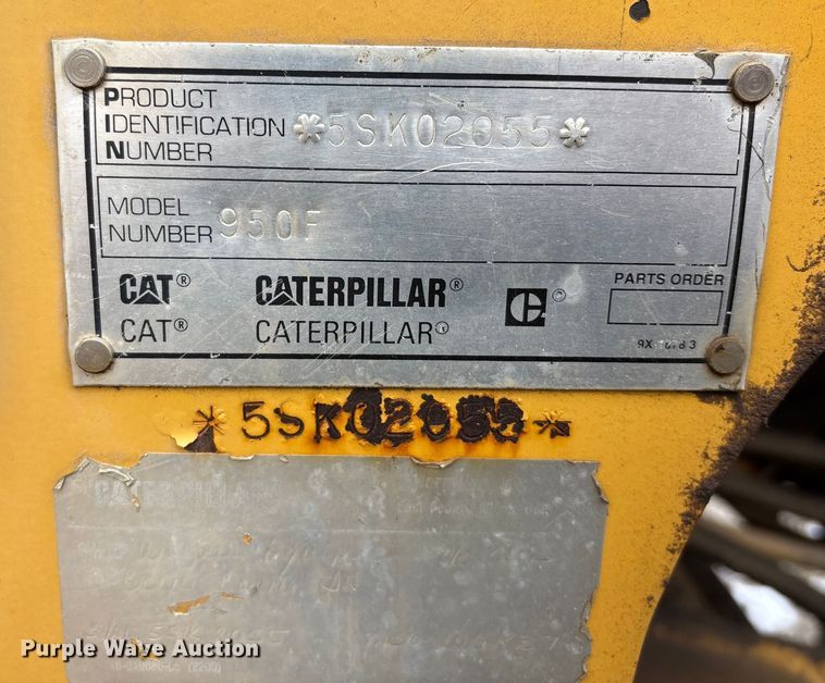 image for item FO3512 1996 Caterpillar 950F wheel loader