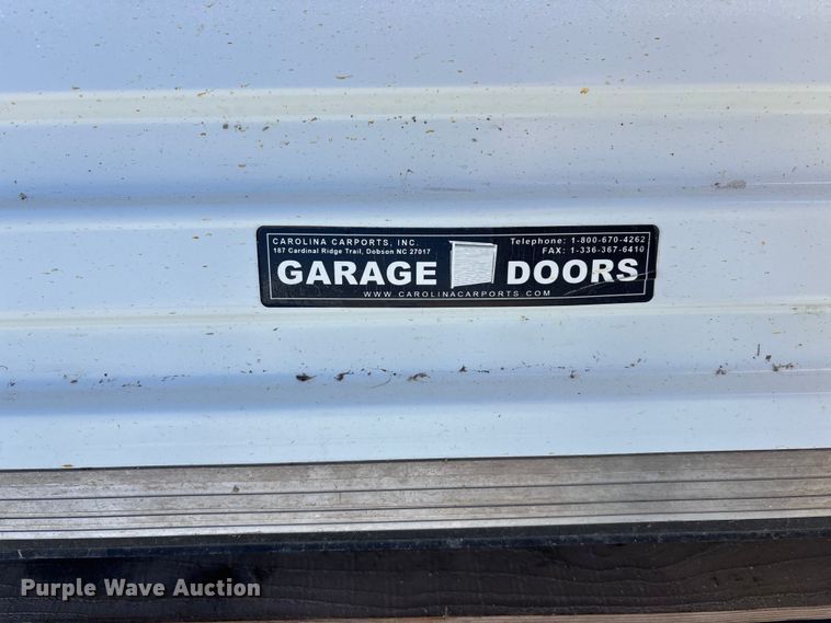 image for item FO3532 (2) Carolina Carport garage doors