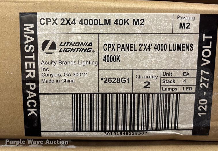 image for item FO3561  2 x 4 light fixtures