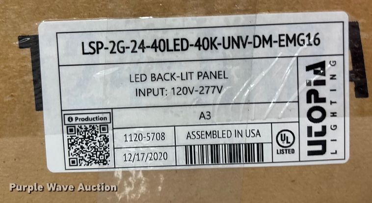 image for item FO3562  2 x 4 light fixtures