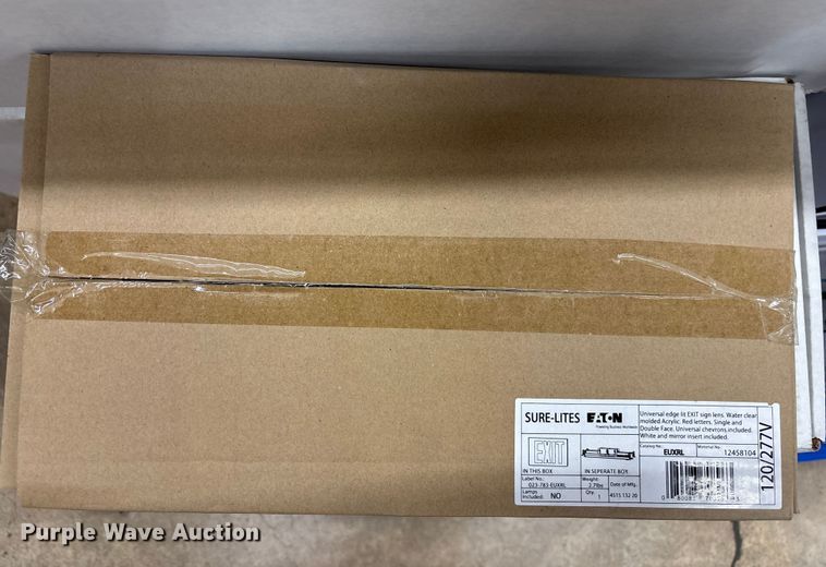 image for item FO3565 Approximately 47 exit and emergency signs