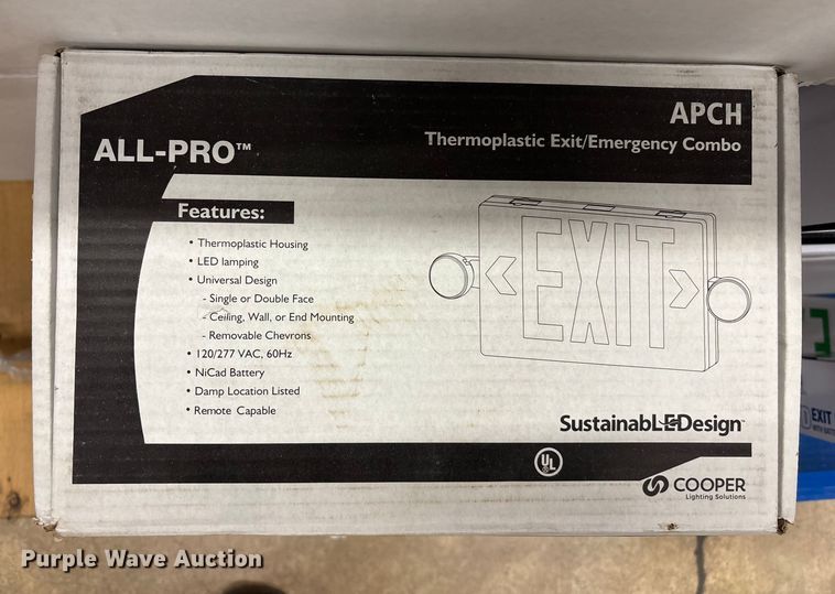 image for item FO3565 Approximately 47 exit and emergency signs