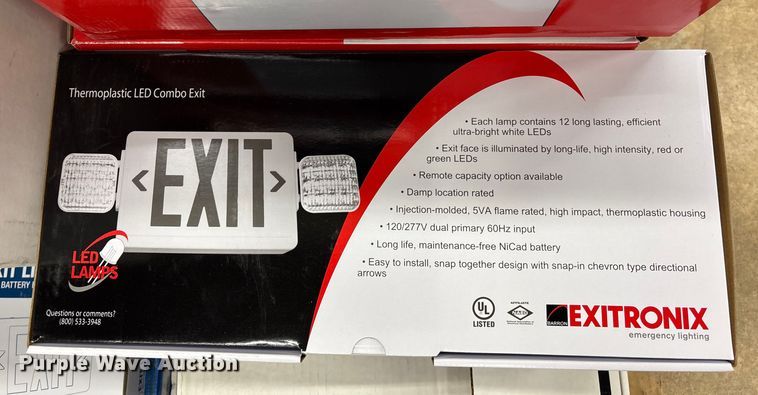 image for item FO3565 Approximately 47 exit and emergency signs