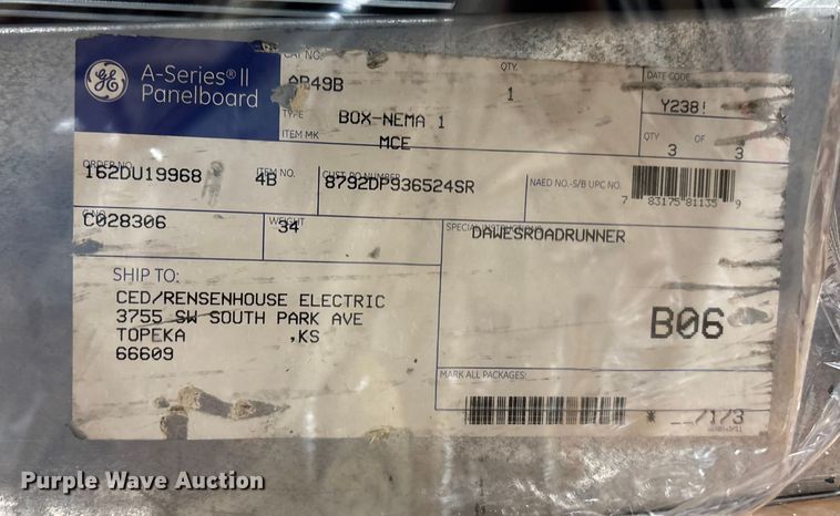 image for item FO3566 Electrical panels and panel parts