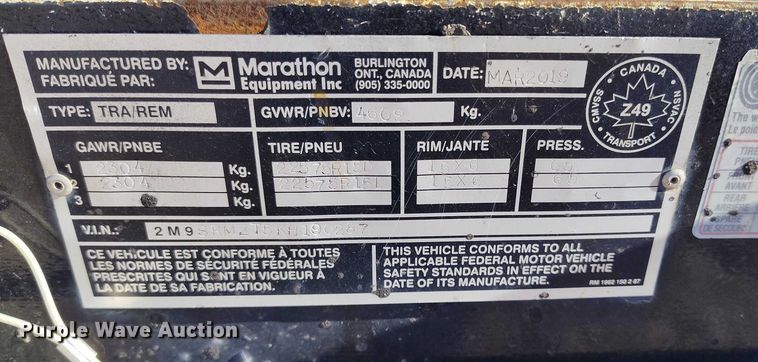 image for item IH9398 2019 Marathon pothole patcher