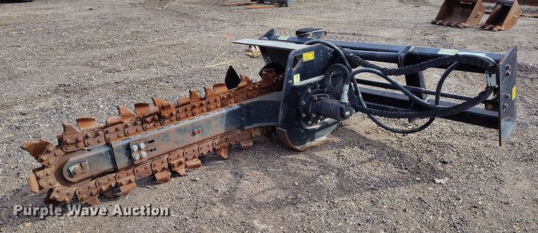 image for item IH9434 Caterpillar T9B skid steer trencher