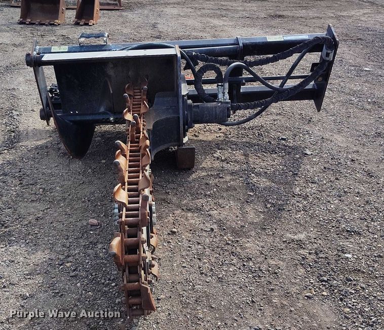 image for item IH9434 Caterpillar T9B skid steer trencher